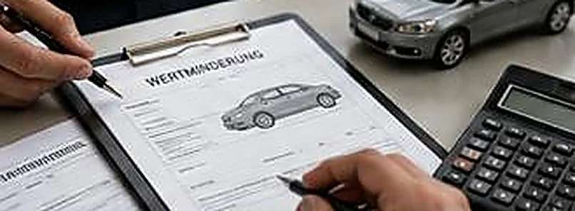 Berechnung der merkantilen Wertminderung nach einem Unfall